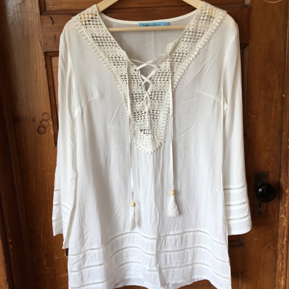 Lace up Swimsuit Cover Up